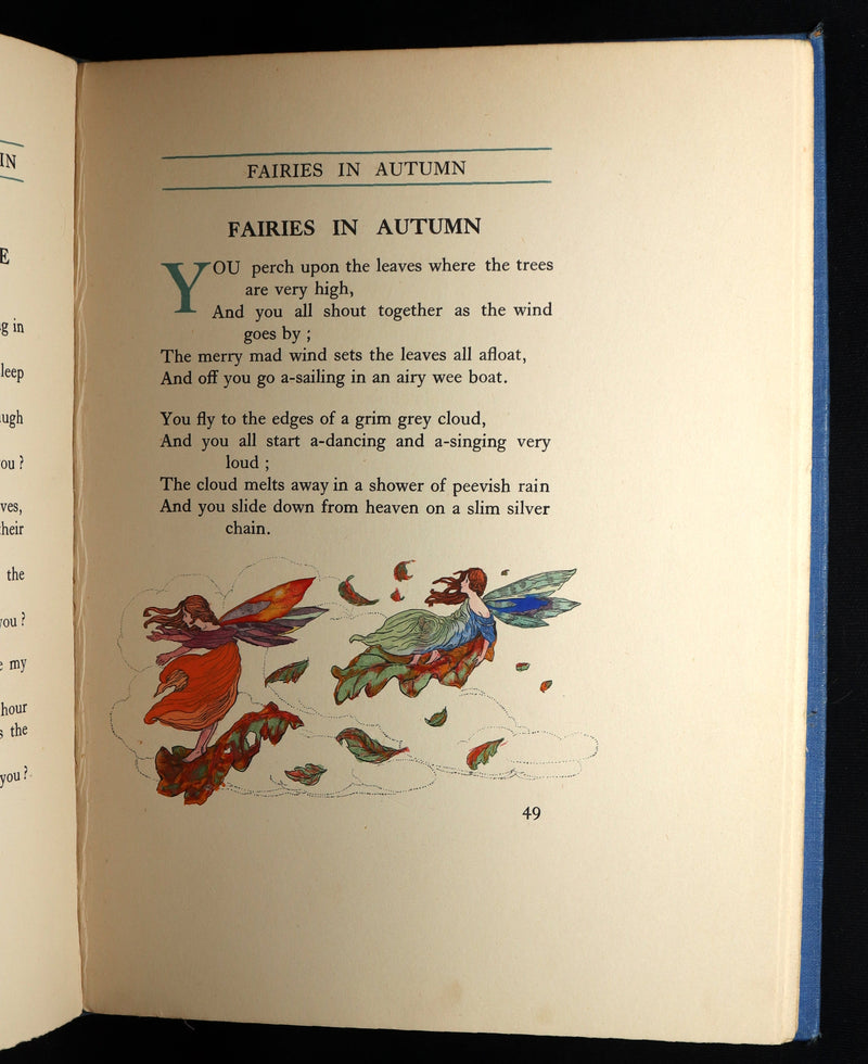 1923 First Edition - The Rose Fyleman Fairy Book Illustrated by Hilda T. Miller