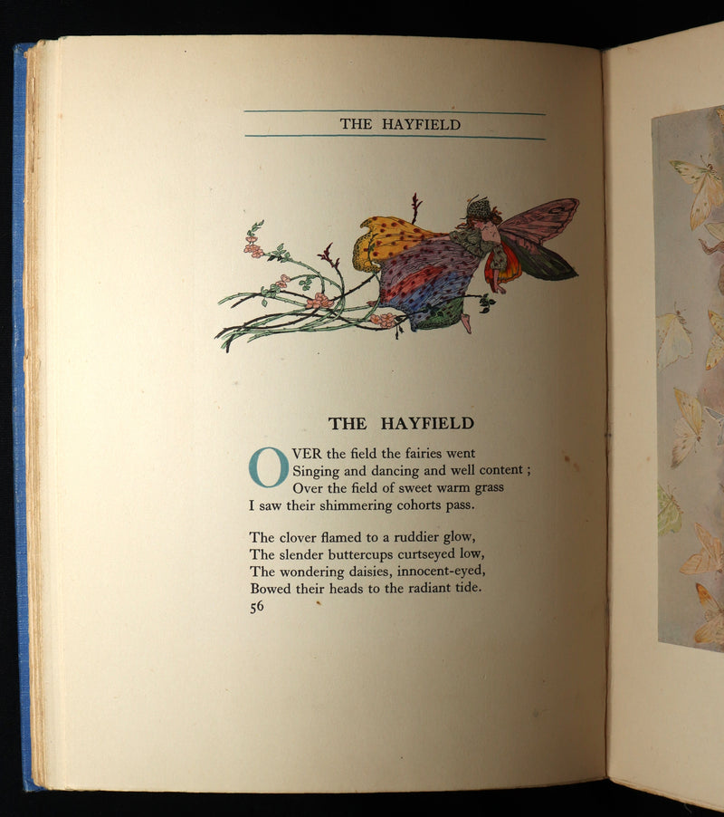 1923 First Edition - The Rose Fyleman Fairy Book Illustrated by Hilda T. Miller