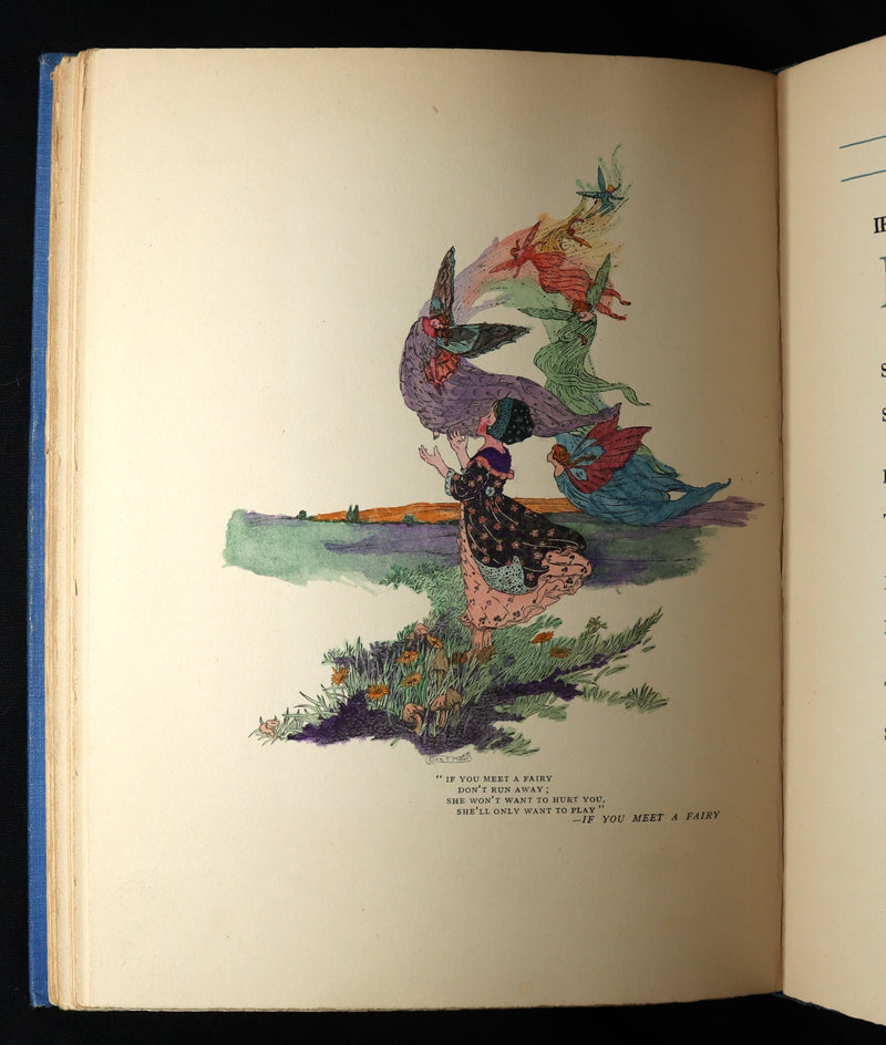 1923 First Edition - The Rose Fyleman Fairy Book Illustrated by Hilda T. Miller