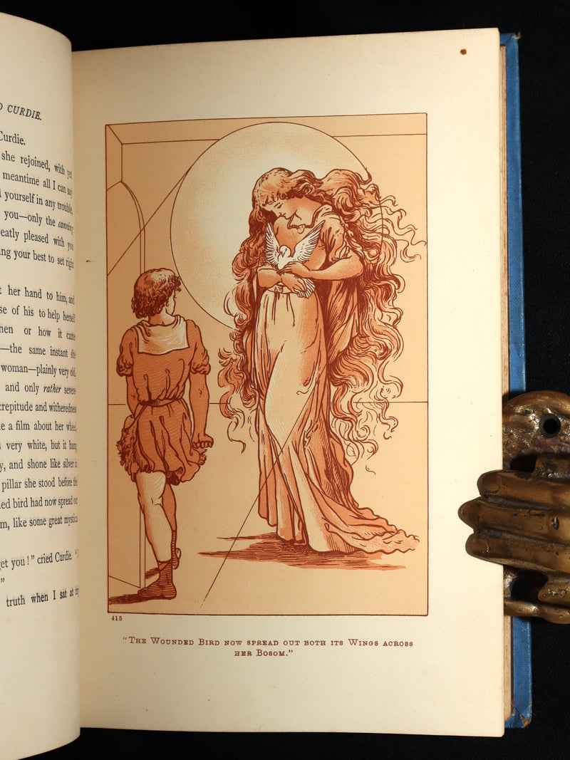 1890 Scarce Book - Macdonald's Princess And Curdie illustrated by James Allen