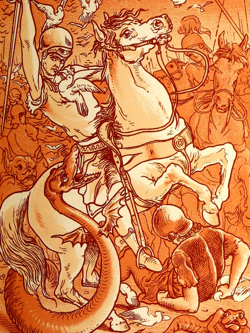 1890 Scarce Book - Macdonald's Princess And Curdie illustrated by James Allen