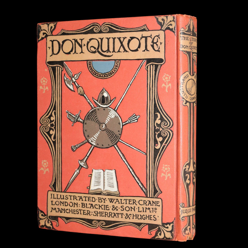 1900 First Edition - The Story of Don Quixote llustrated by Walter Crane
