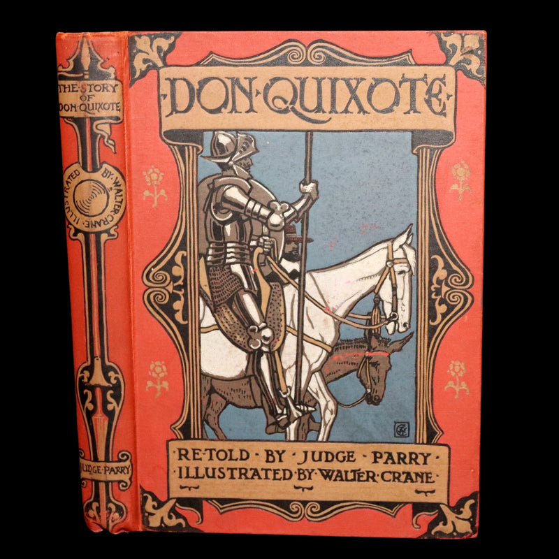 1900 First Edition - The Story of Don Quixote llustrated by Walter Crane