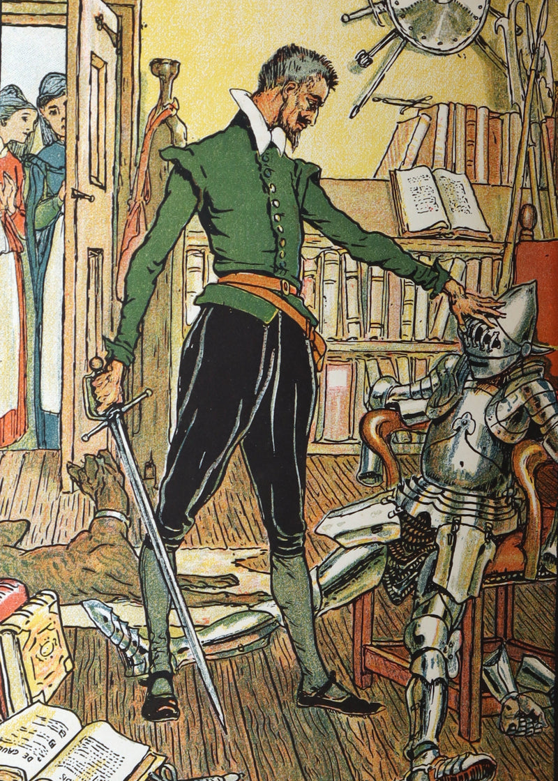 1900 First Edition - The Story of Don Quixote llustrated by Walter Crane