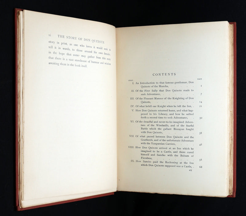1900 First Edition - The Story of Don Quixote llustrated by Walter Crane