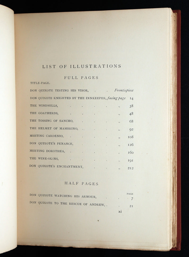 1900 First Edition - The Story of Don Quixote llustrated by Walter Crane