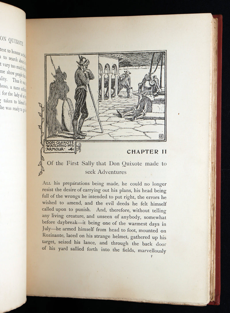 1900 First Edition - The Story of Don Quixote llustrated by Walter Crane