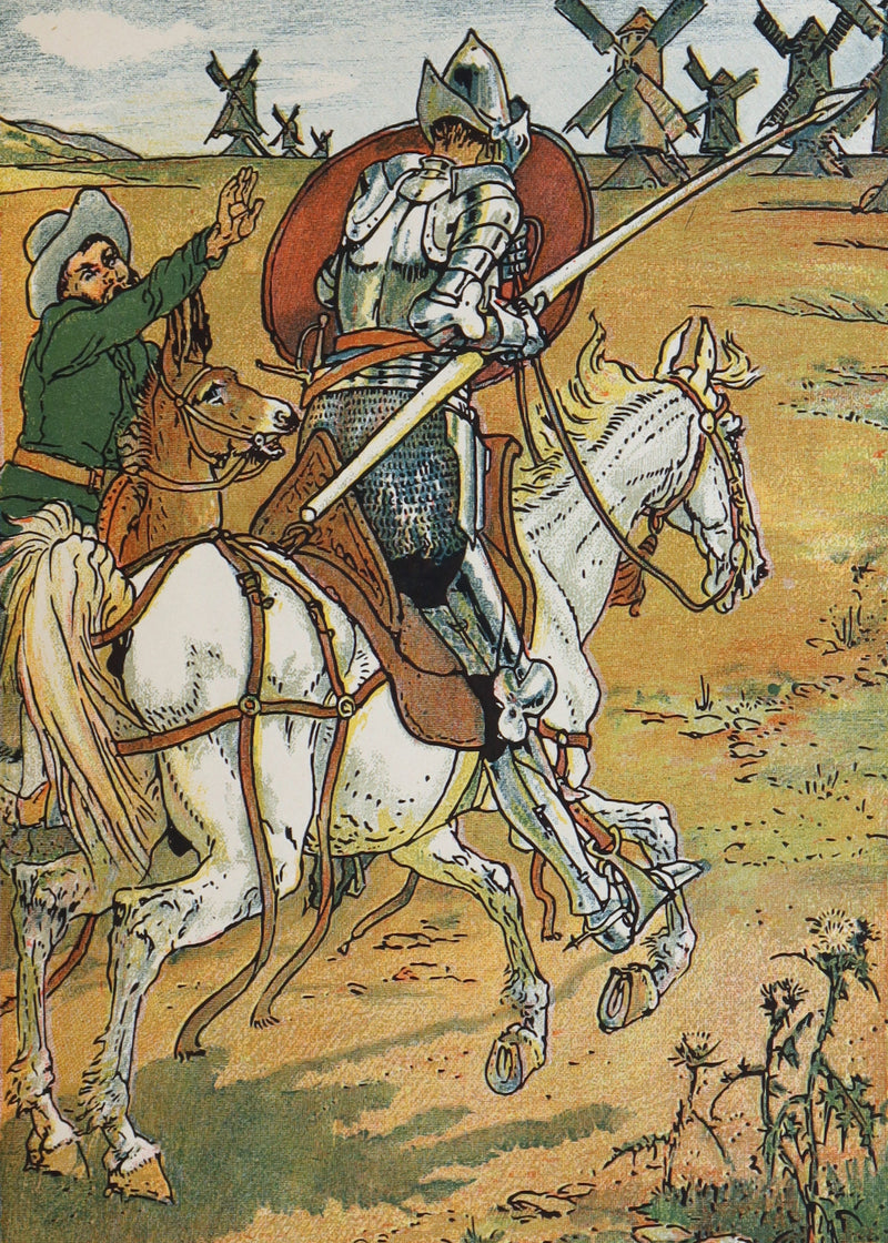 1900 First Edition - The Story of Don Quixote llustrated by Walter Crane