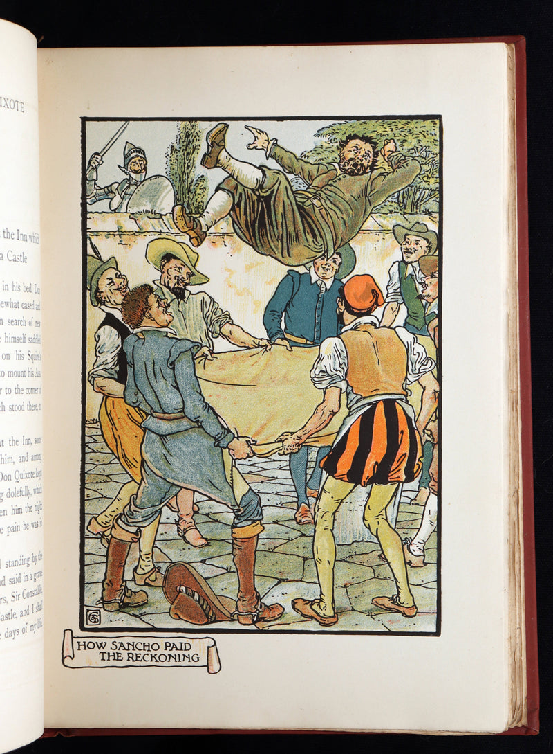 1900 First Edition - The Story of Don Quixote llustrated by Walter Crane