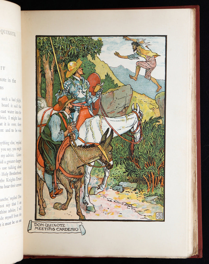 1900 First Edition - The Story of Don Quixote llustrated by Walter Crane