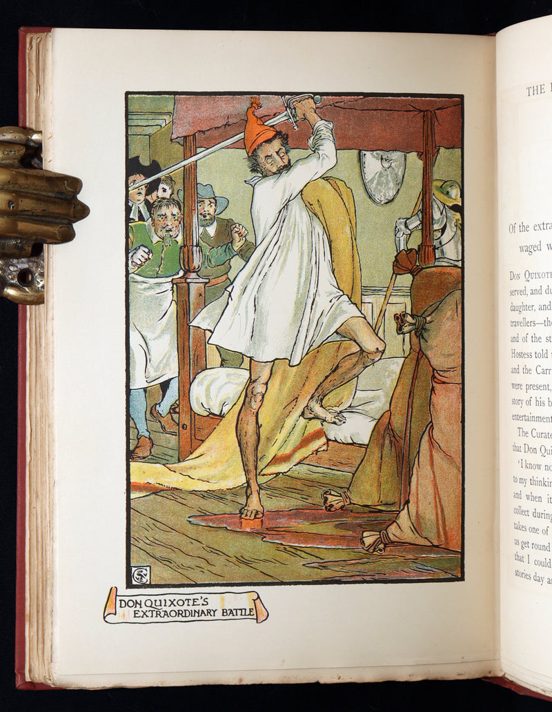1900 First Edition - The Story of Don Quixote llustrated by Walter Crane