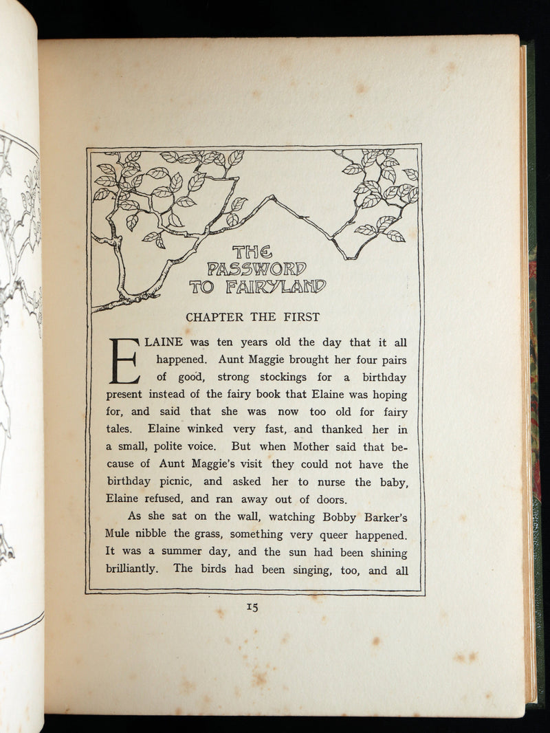 1920 Scarce First Edition - The Password to Fairyland by Florence Mary Anderson