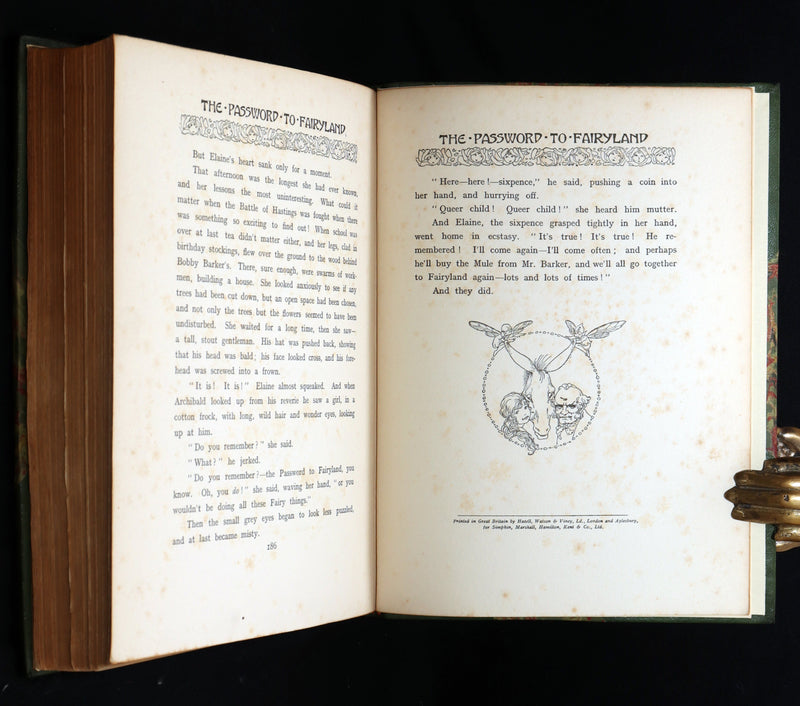 1920 Scarce First Edition - The Password to Fairyland by Florence Mary Anderson