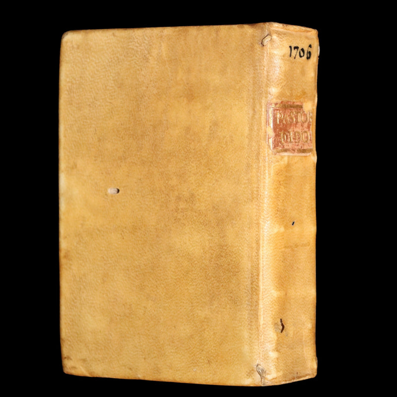 1706 Rare Italian Vellum Book - Il Pastor Fido by Giovanni Battista Guarini