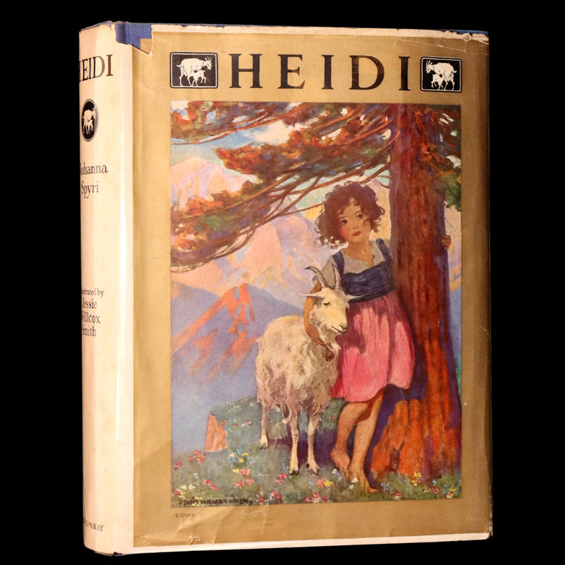 1922 Rare Book in dust jacket - Heidi Illustrated by Jessie Willcox Smith