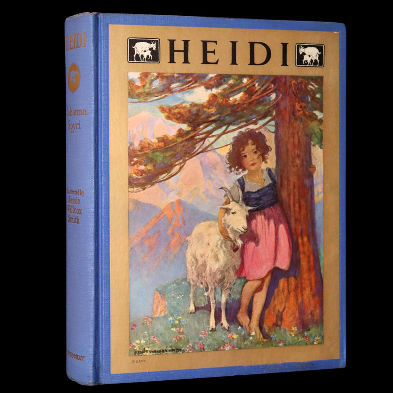 1922 Rare Book in dust jacket - Heidi Illustrated by Jessie Willcox Smith