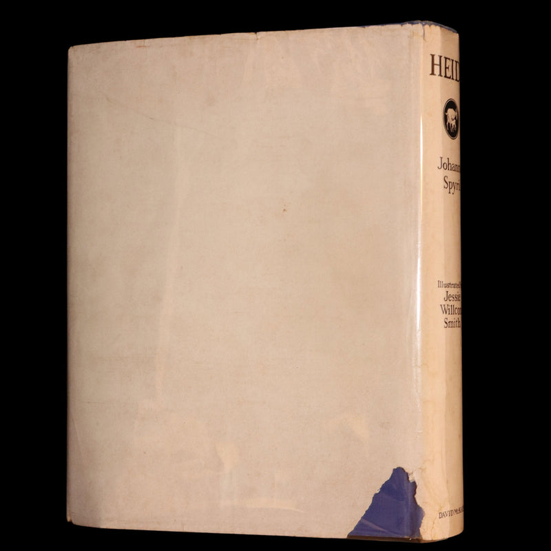 1922 Rare Book in dust jacket - Heidi Illustrated by Jessie Willcox Smith
