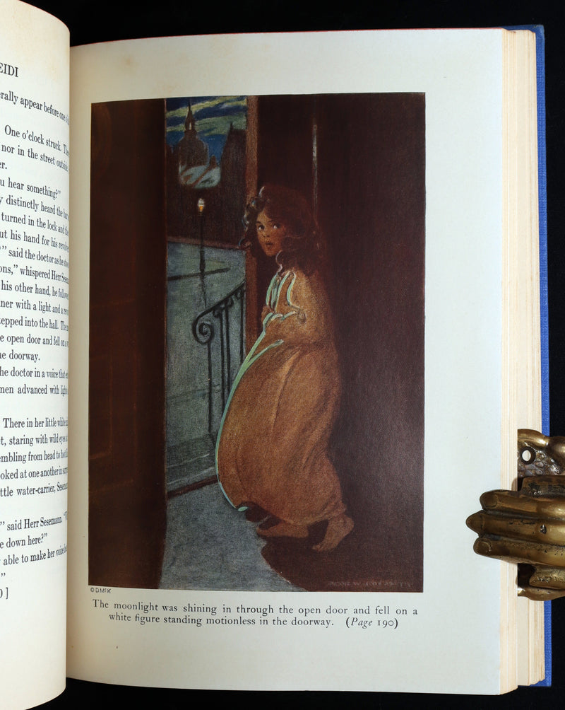 1922 Rare Book in dust jacket - Heidi Illustrated by Jessie Willcox Smith