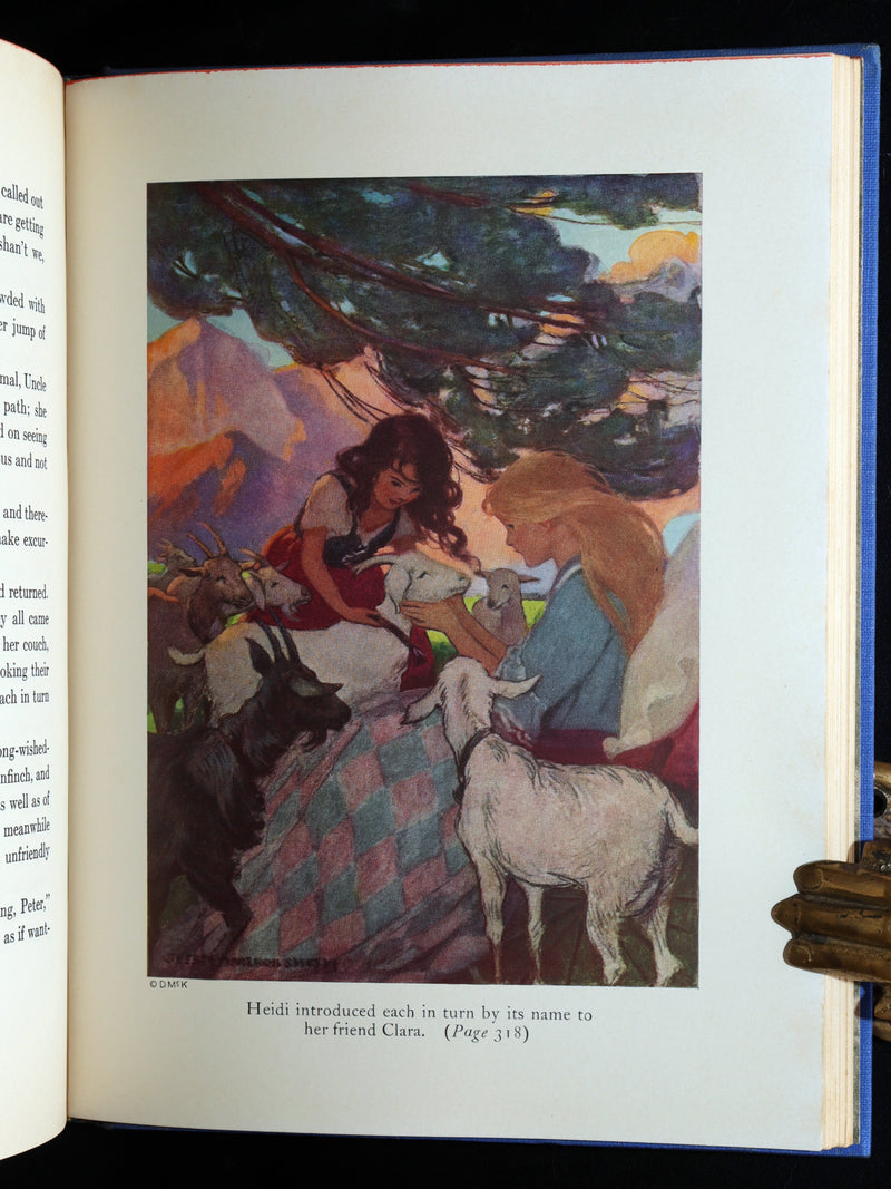 1922 Rare Book in dust jacket - Heidi Illustrated by Jessie Willcox Smith