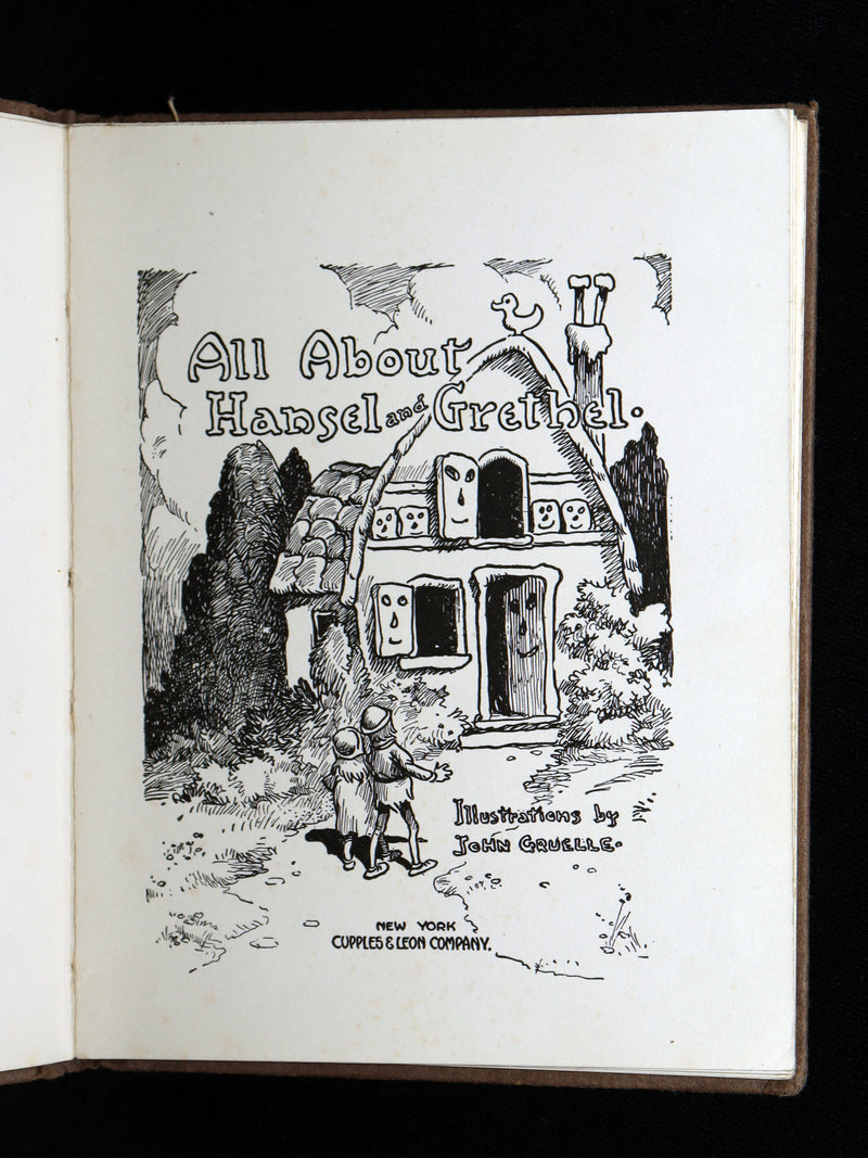 1917 First Edition in Rare Dust Jacket - Hansel and Grethel by John B. Gruelle