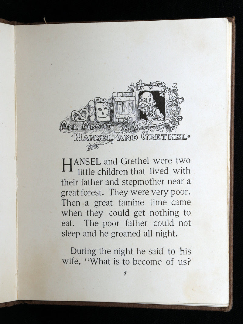1917 First Edition in Rare Dust Jacket - Hansel and Grethel by John B. Gruelle