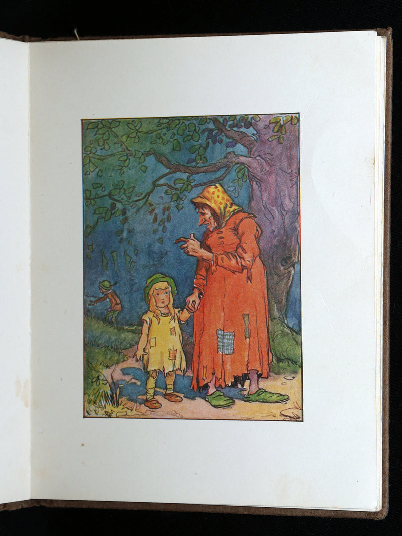 1917 First Edition in Rare Dust Jacket - Hansel and Grethel by John B. Gruelle