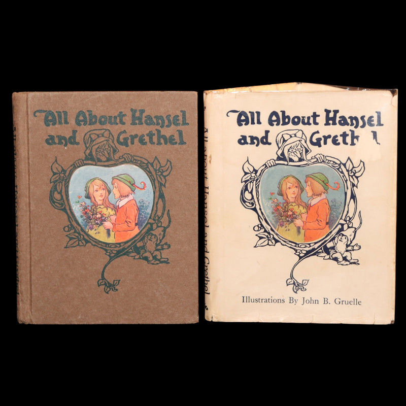 1917 First Edition in Rare Dust Jacket - Hansel and Grethel by John B. Gruelle