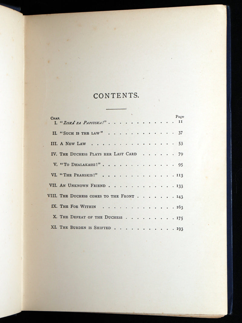 1899 First Edition - The Reign of the Princess Naska Illustrated by Paul Hardy