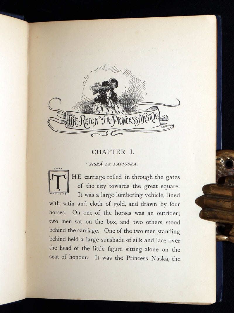 1899 First Edition - The Reign of the Princess Naska Illustrated by Paul Hardy