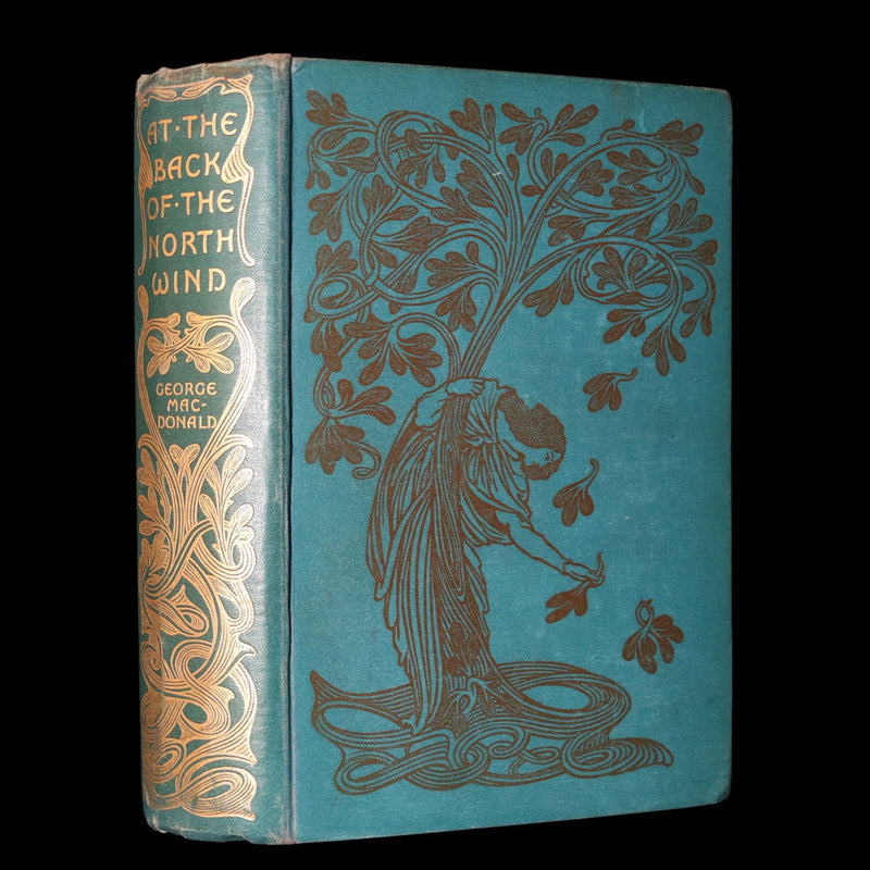 1900 Rare Book - At the Back of the North Wind by George MacDonald illustrated