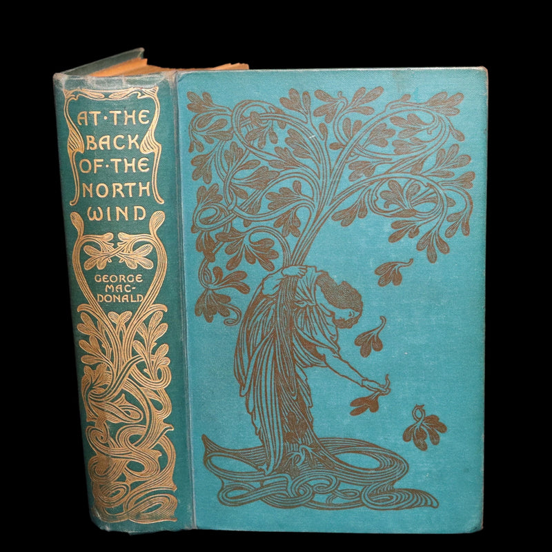1900 Rare Book - At the Back of the North Wind by George MacDonald illustrated