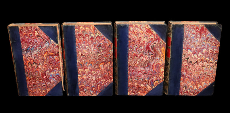 1869 Rare Book Set - Diary and Correspondence of Samuel Pepys, Illustrated