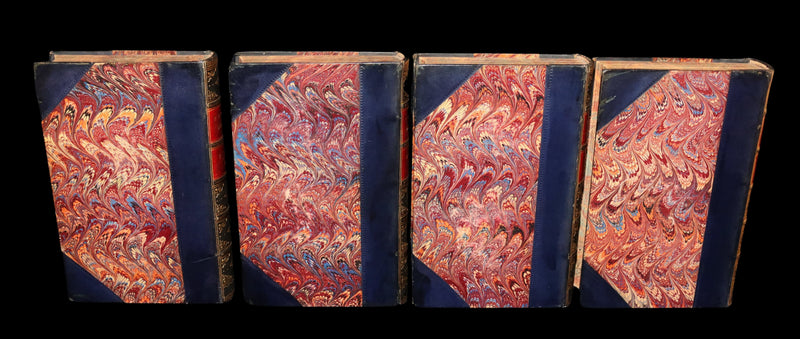 1869 Rare Book Set - Diary and Correspondence of Samuel Pepys, Illustrated