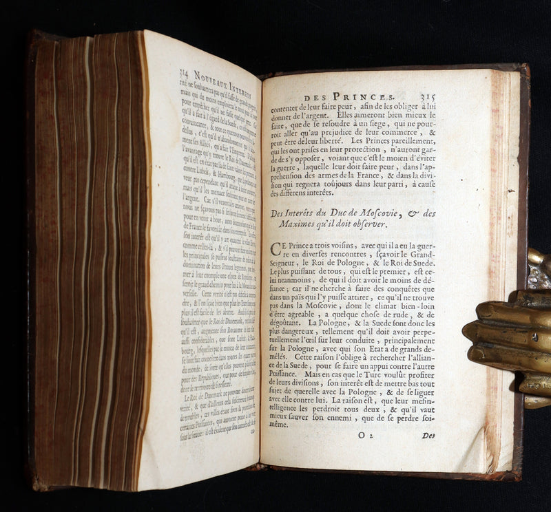 1688 Rare French Book - New Interests of the Princes of Europe