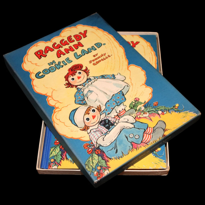 1931 Rare First Edition in a box - Raggedy Ann in Cookie Land by Johnny Gruelle