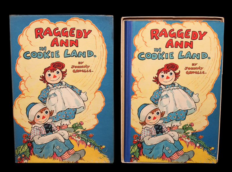 1931 Rare First Edition in a box - Raggedy Ann in Cookie Land by Johnny Gruelle