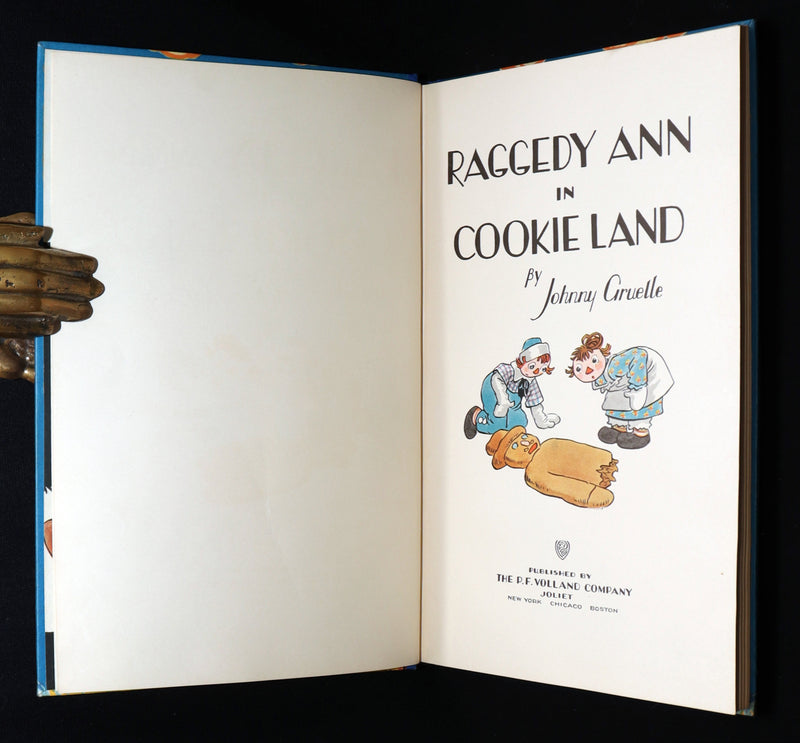 1931 Rare First Edition in a box - Raggedy Ann in Cookie Land by Johnny Gruelle