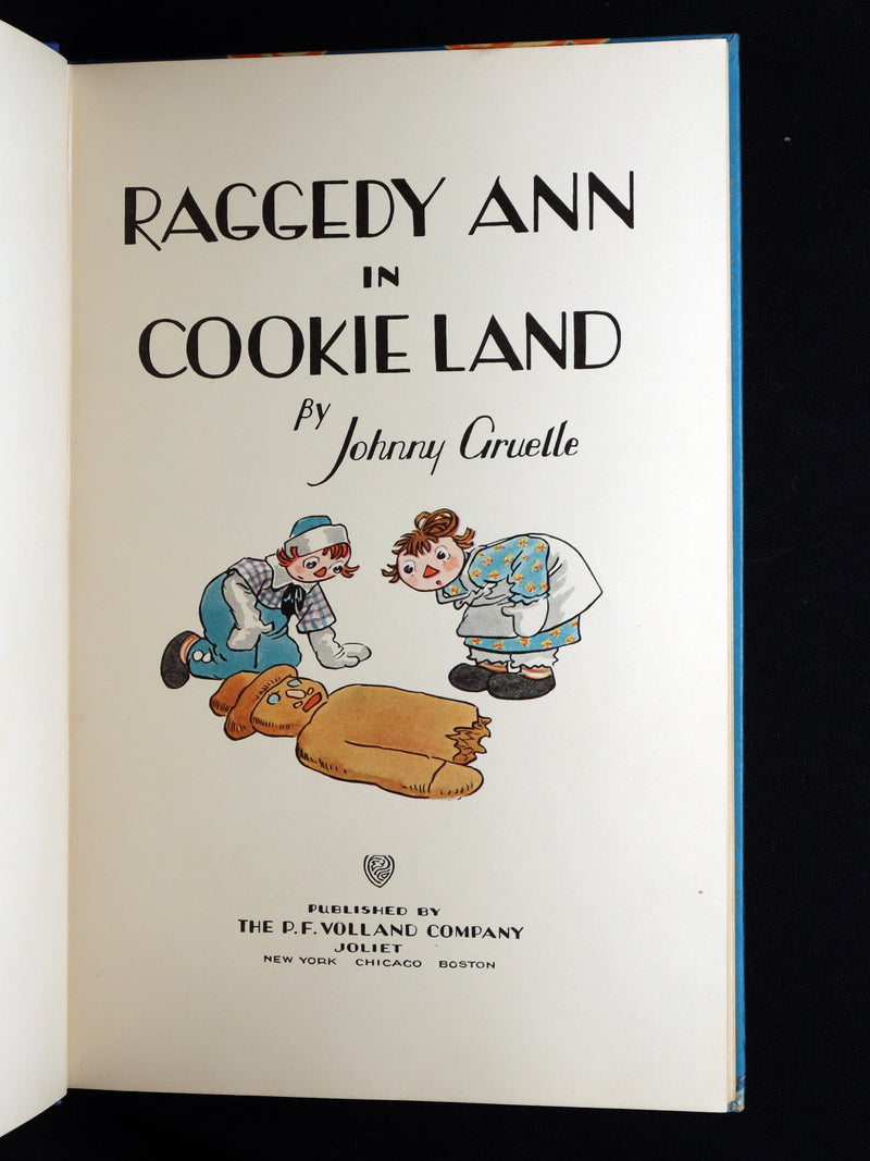 1931 Rare First Edition in a box - Raggedy Ann in Cookie Land by Johnny Gruelle