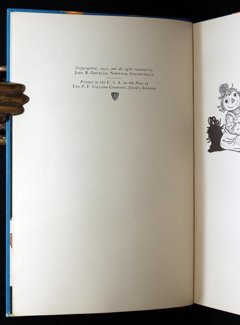 1931 Rare First Edition in a box - Raggedy Ann in Cookie Land by Johnny Gruelle