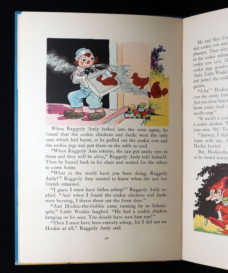 1931 Rare First Edition in a box - Raggedy Ann in Cookie Land by Johnny Gruelle