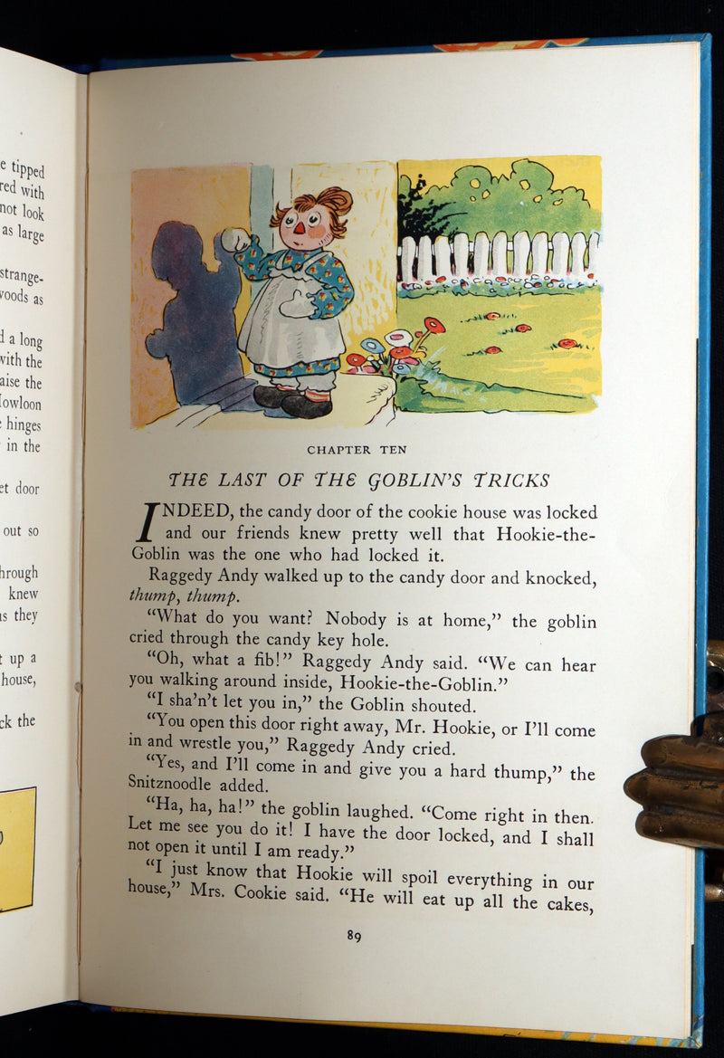 1931 Rare First Edition in a box - Raggedy Ann in Cookie Land by Johnny Gruelle