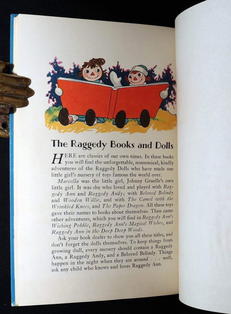1931 Rare First Edition in a box - Raggedy Ann in Cookie Land by Johnny Gruelle