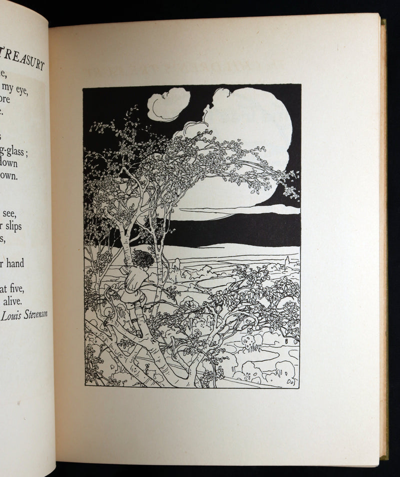 1908 Rare - A Treasury of Verse for Little Children Illustrated by Willy Pogany