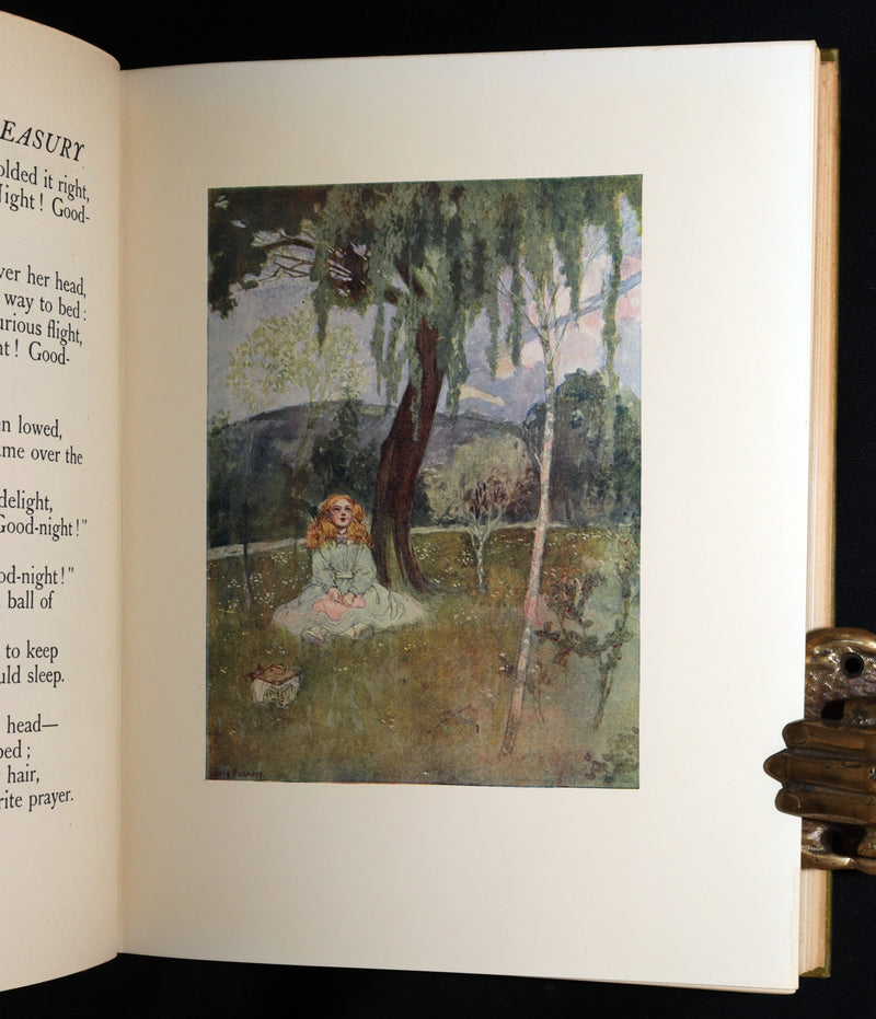 1908 Rare - A Treasury of Verse for Little Children Illustrated by Willy Pogany