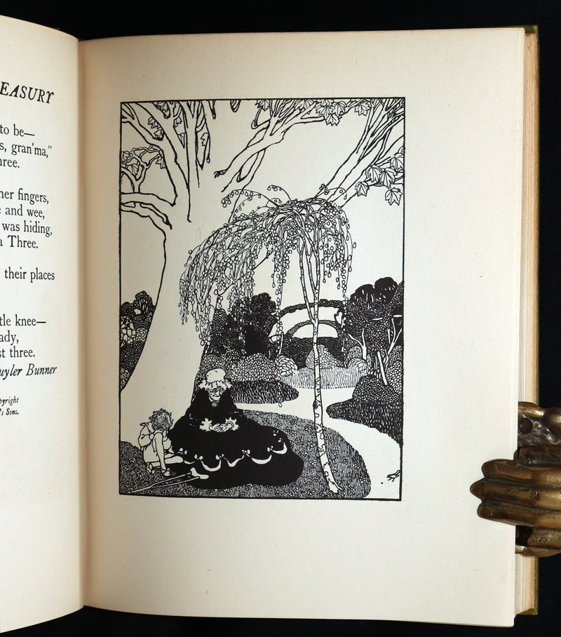 1908 Rare - A Treasury of Verse for Little Children Illustrated by Willy Pogany