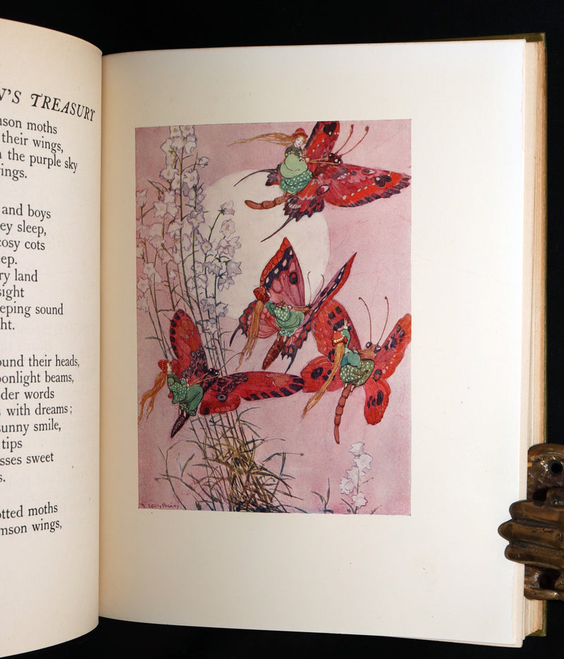 1908 Rare - A Treasury of Verse for Little Children Illustrated by Willy Pogany