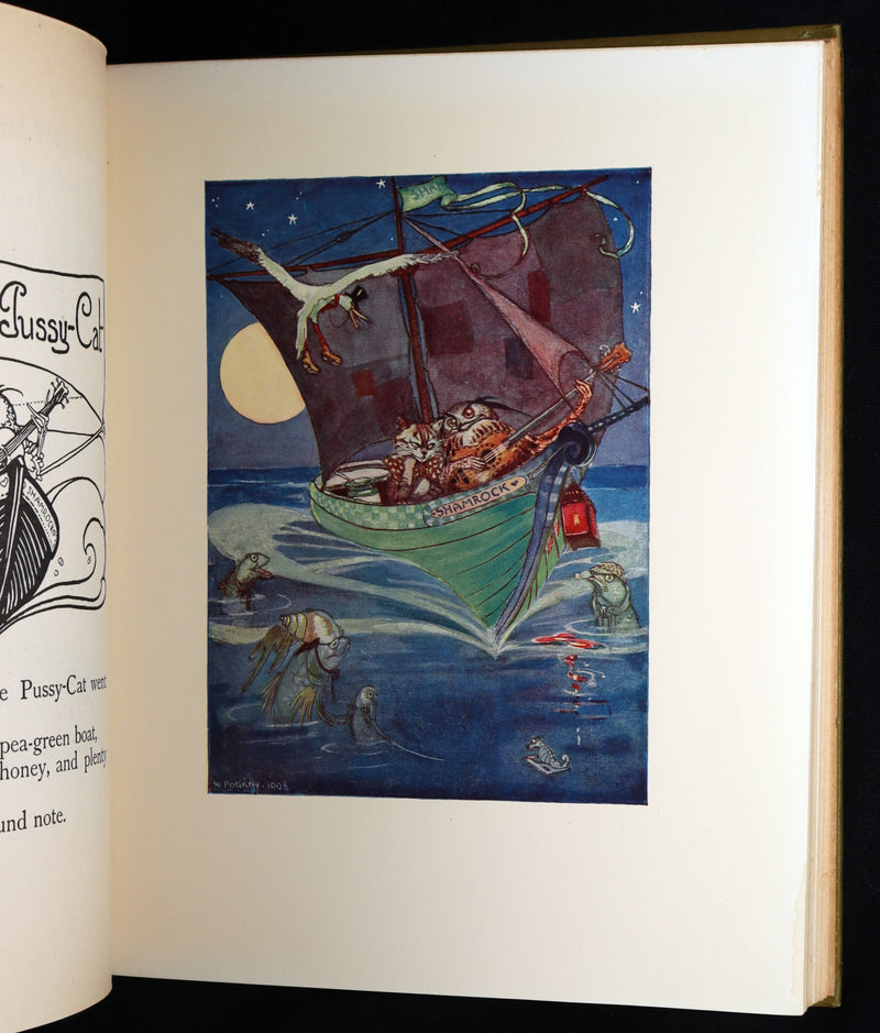 1908 Rare - A Treasury of Verse for Little Children Illustrated by Willy Pogany