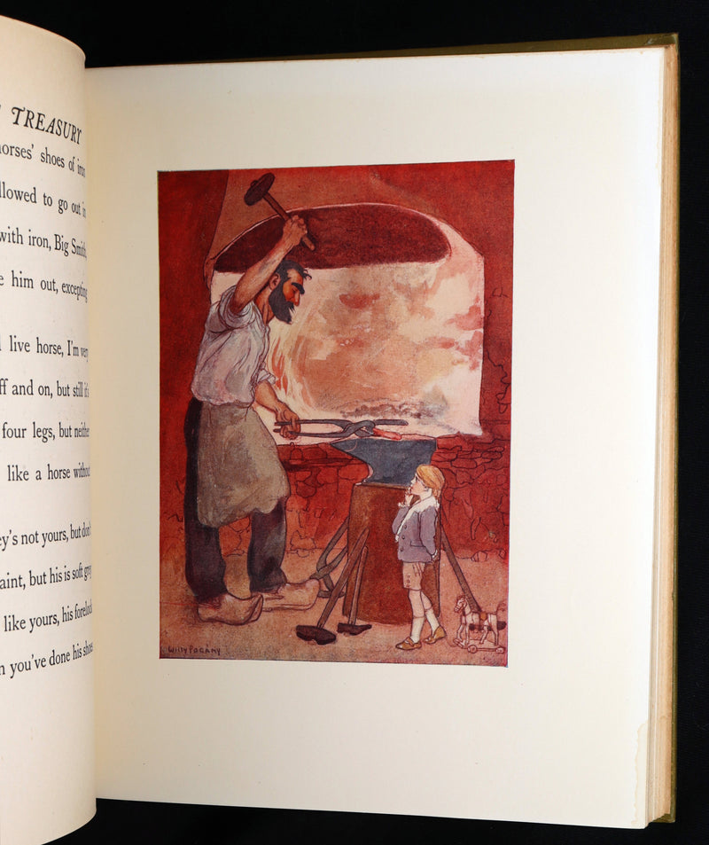 1908 Rare - A Treasury of Verse for Little Children Illustrated by Willy Pogany