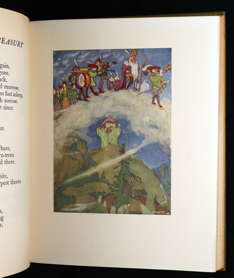 1908 Rare - A Treasury of Verse for Little Children Illustrated by Willy Pogany