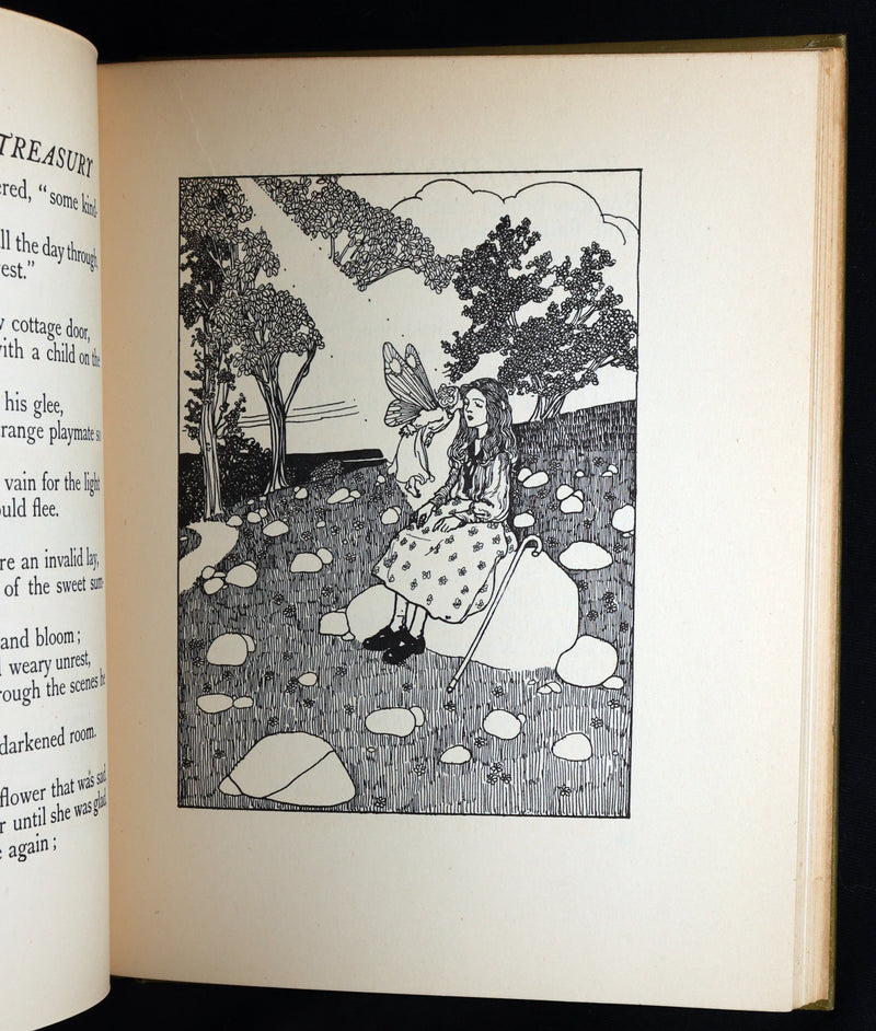 1908 Rare - A Treasury of Verse for Little Children Illustrated by Willy Pogany